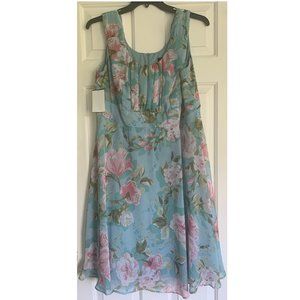 NWT Connected Apparel 16W Floral dress